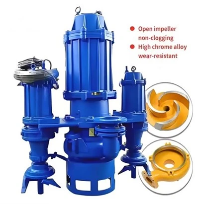 Pompa sommergibile centrifuga industriale per liquami per residui di miniera e liquami